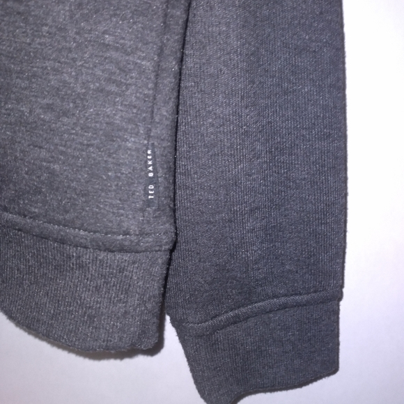 Ted Baker London shirt 1/4 zip causal men's pullover Sweater size xl - Picture 14 of 14